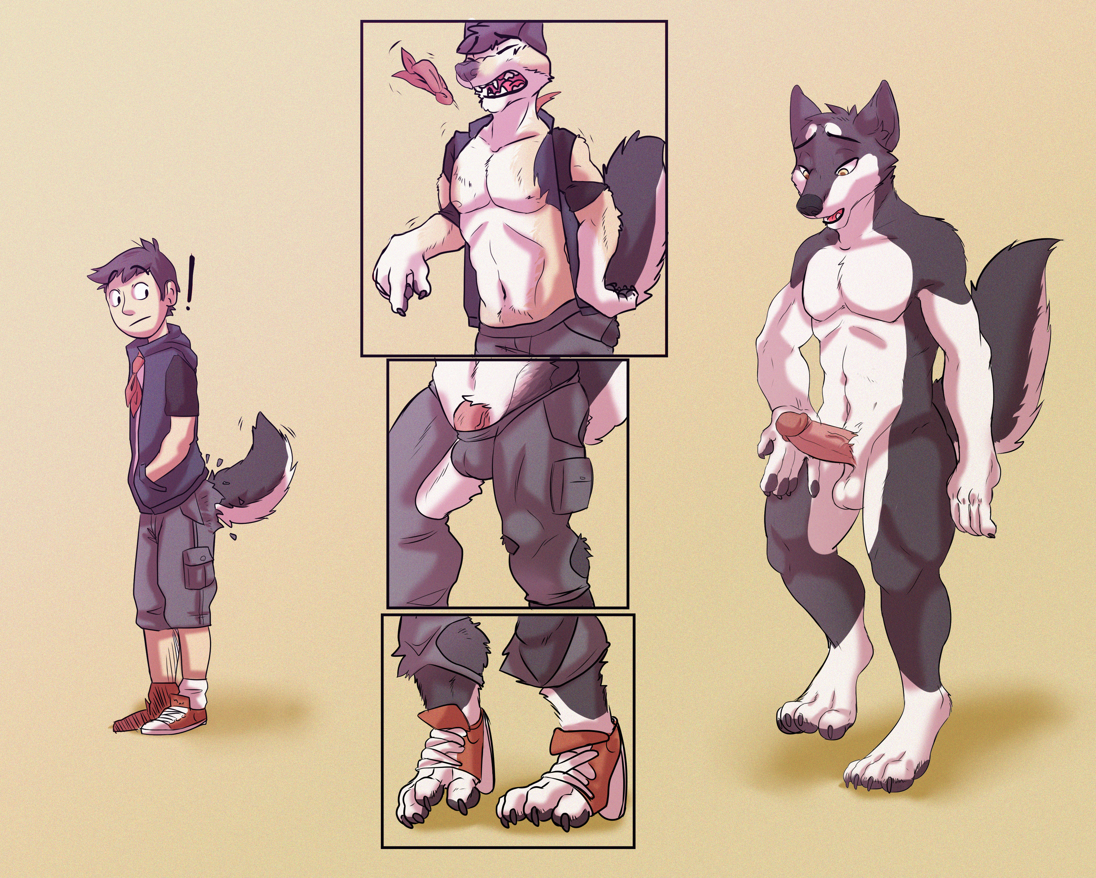 Furry grow hentai transformation фото 33