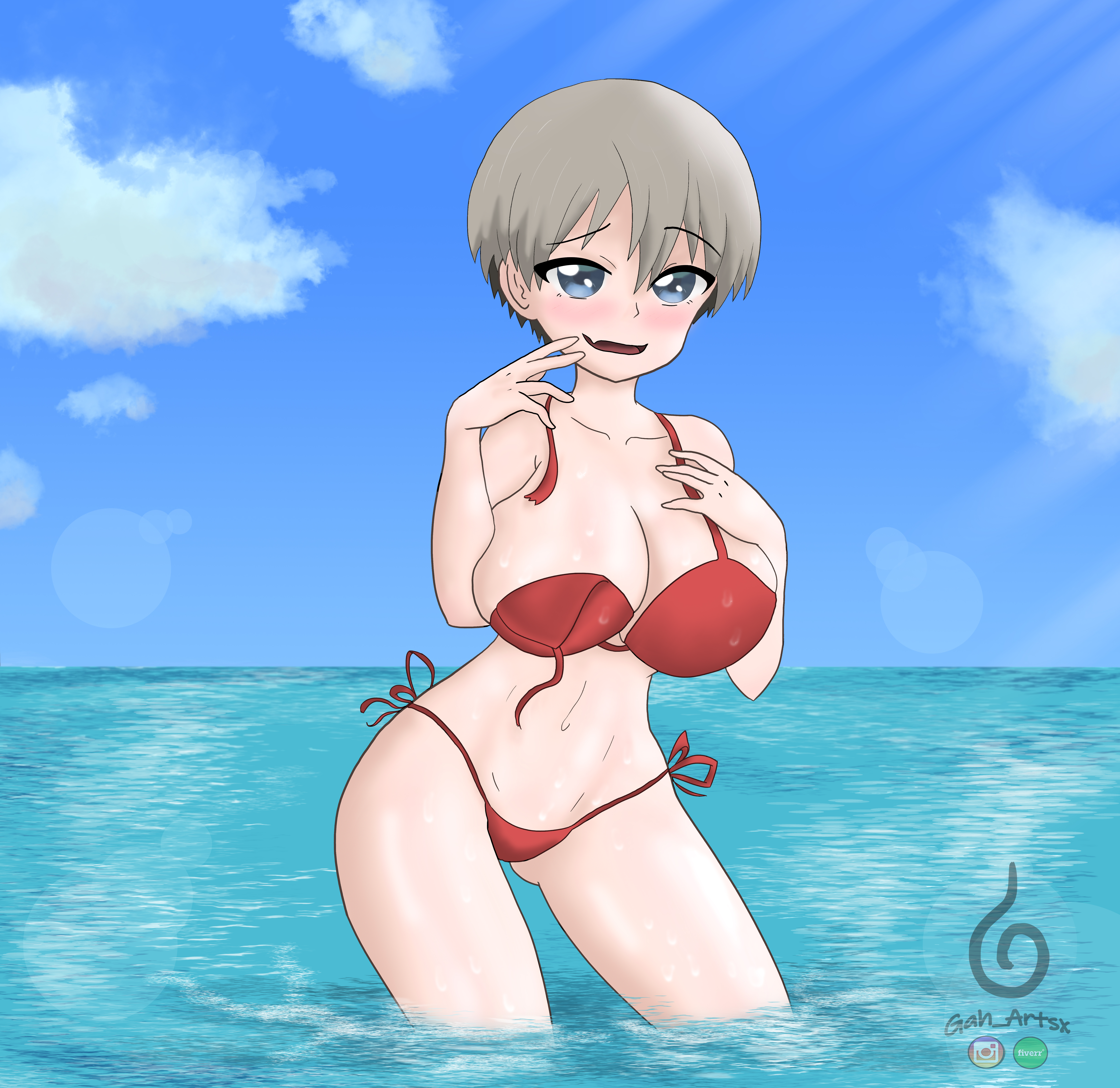 Beach porn anime 