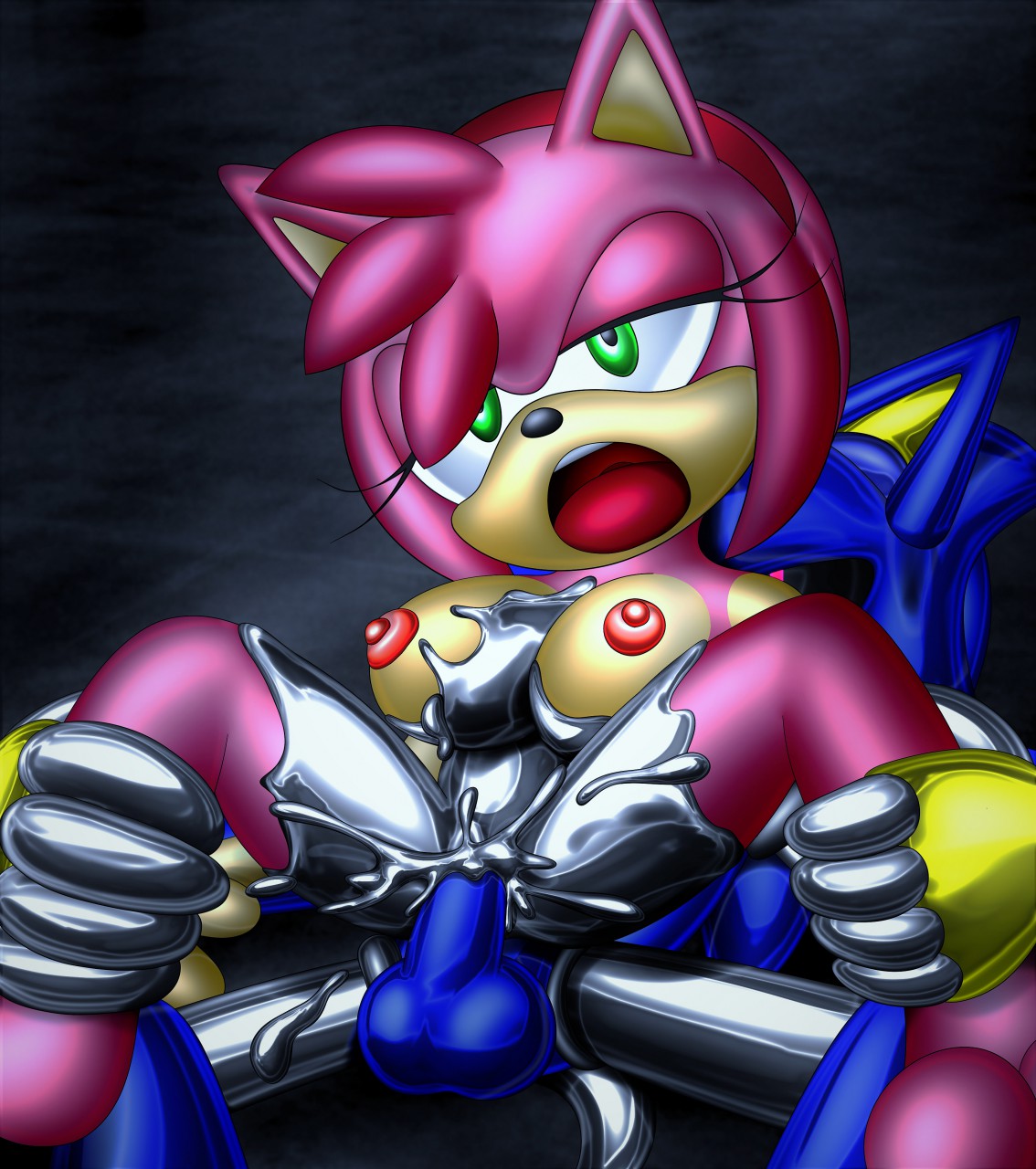 Amy Rose Rule 34 Porn - Rule34 - If it exists, there is porn of it / silverslime, amy rose, metal  sonic / 2551649